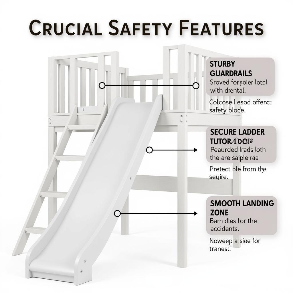 Castle Loft Bed with Slide: Key Safety Features