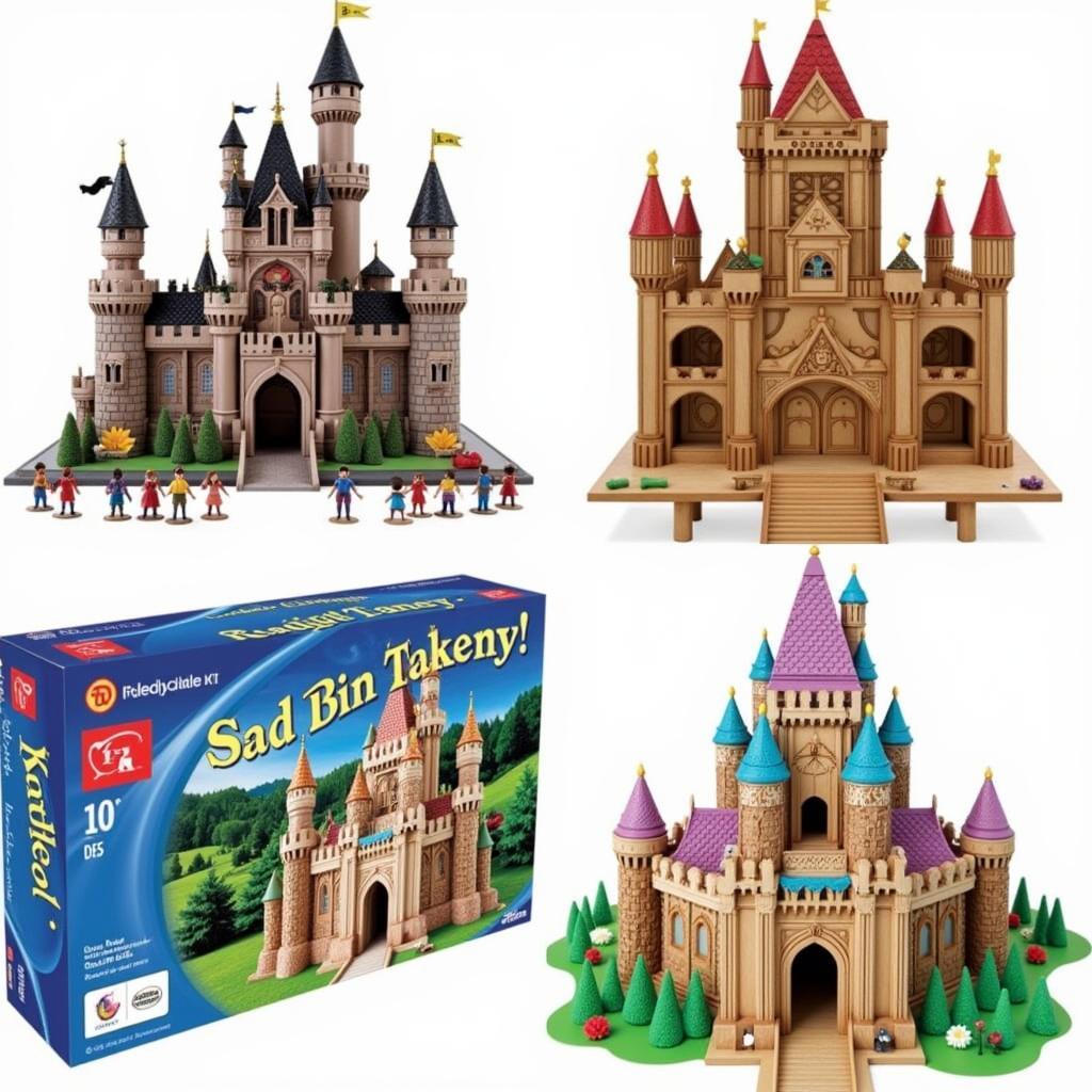 Castle Model Kits: Plastic, Wood, and Card