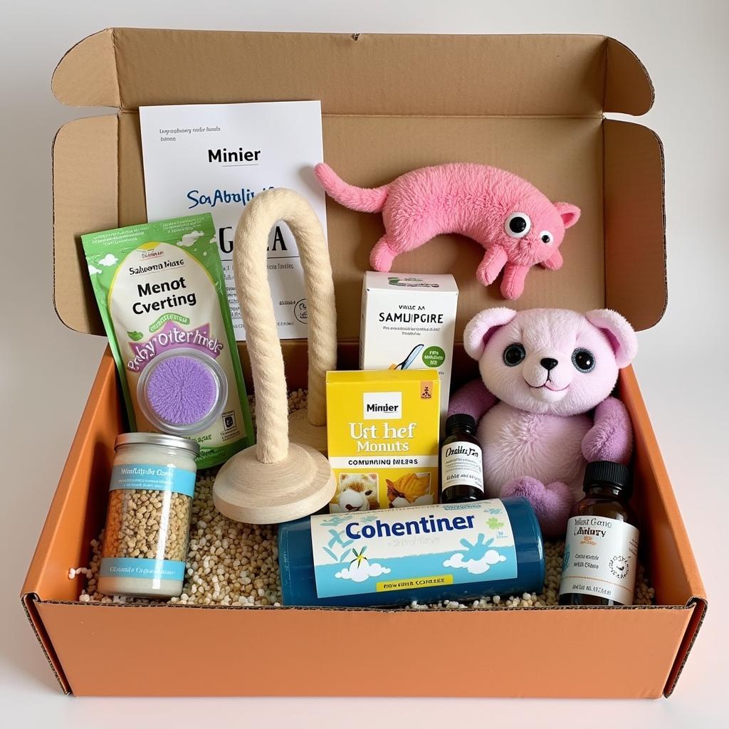 Cat Gift Box Contents