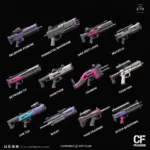 Exclusive Weapon Skins in CF Now Club