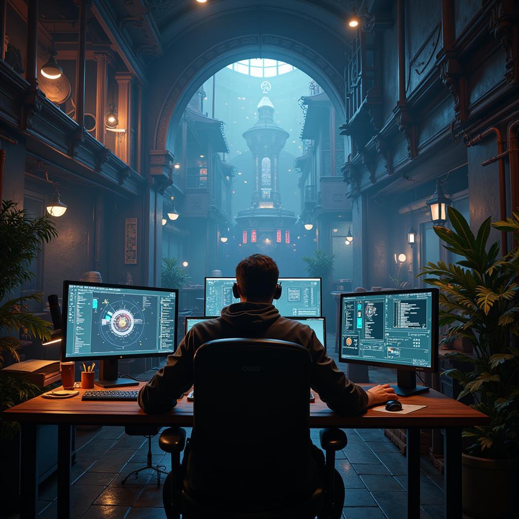 Game Designer Using CG UDC for Creating Immersive Game Environments