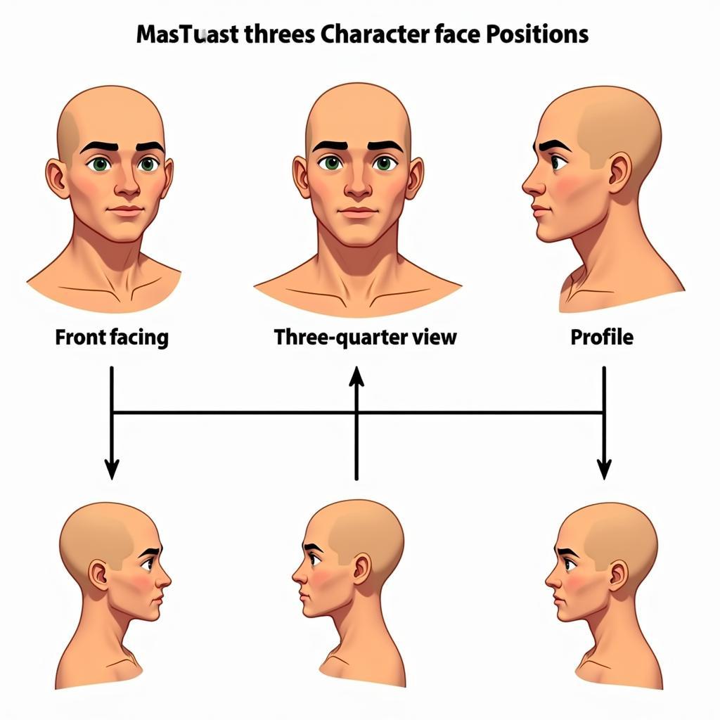 Character Face Position Comparison Chart