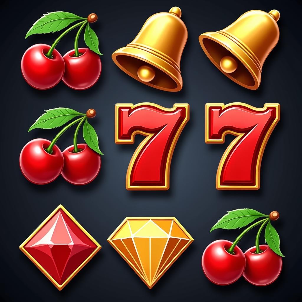 Classic Cherry Bells Game Symbols