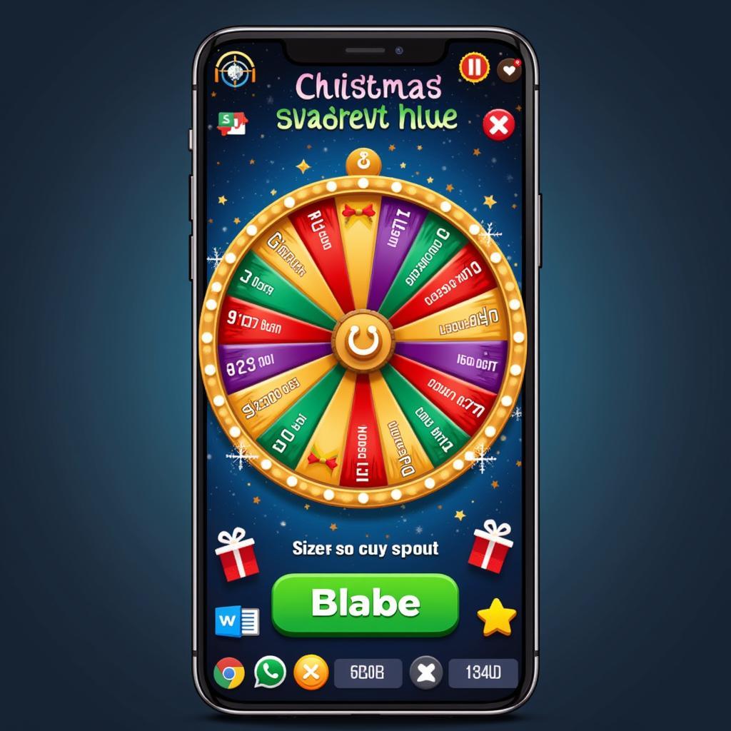 Christmas Spin Wheel Integrated in Mobile Game