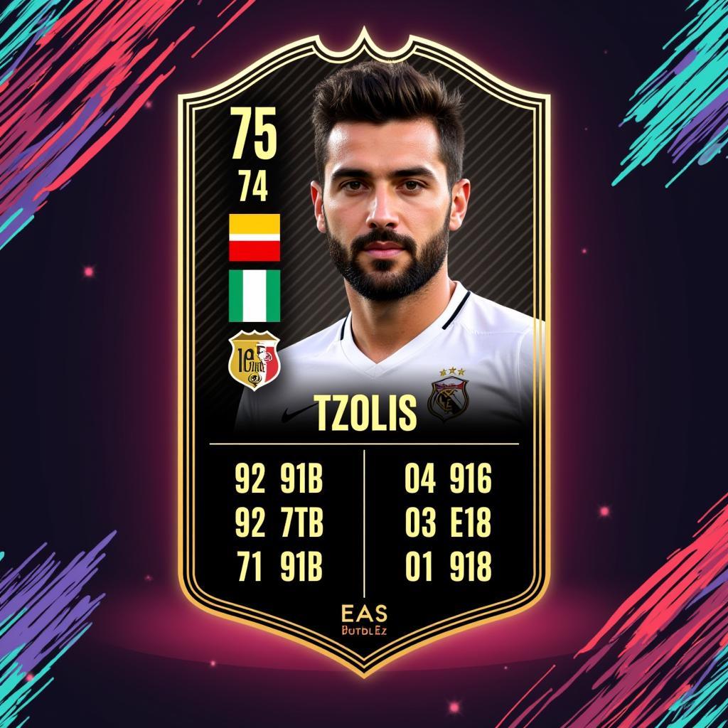 Christos Tzolis FIFA 22 Card