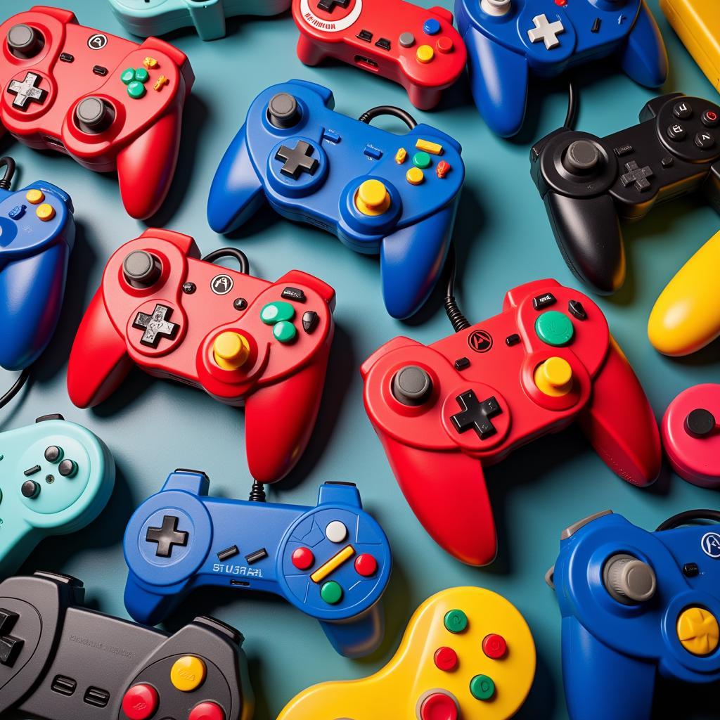 Assortment of Classic Game Controllers