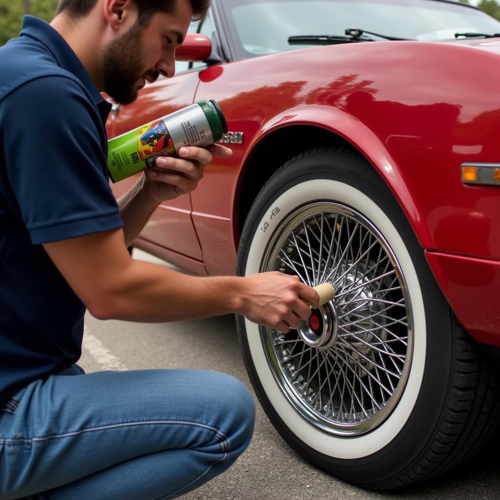 Maintaining the Pristine Look of Narrow White Wall Tires