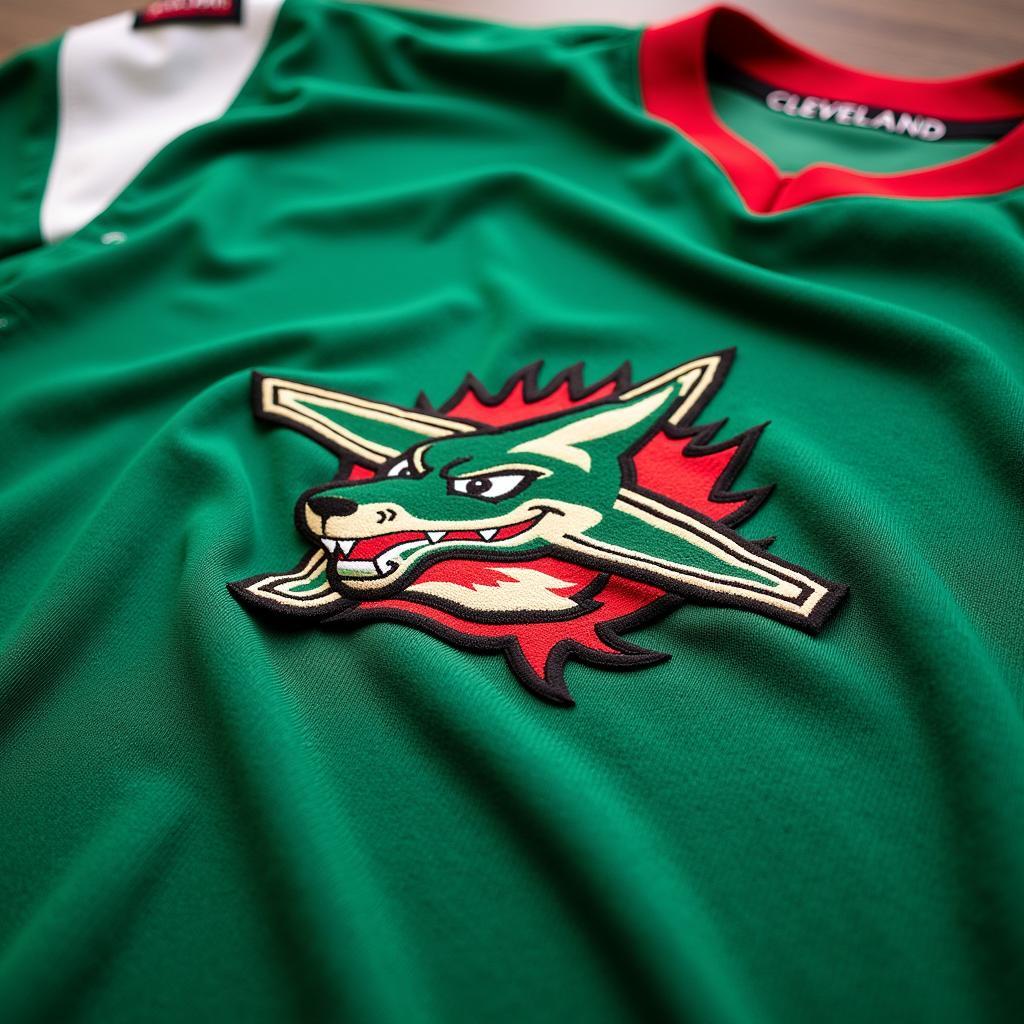 Cleveland Lumberjacks classic green home jersey