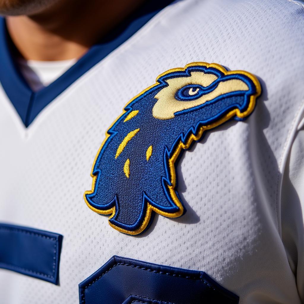  Close-up of Georgia Southern Jersey Details