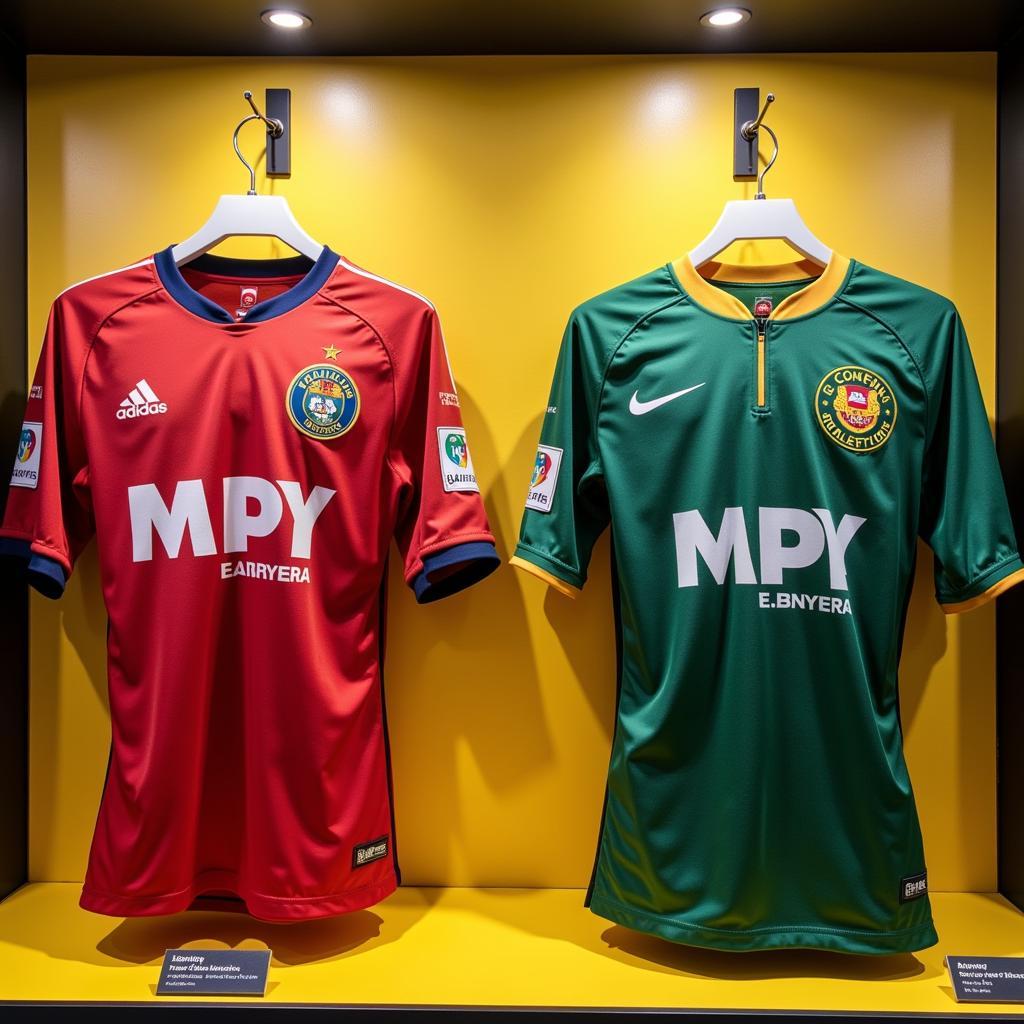 Club America home and away jerseys displayed side-by-side