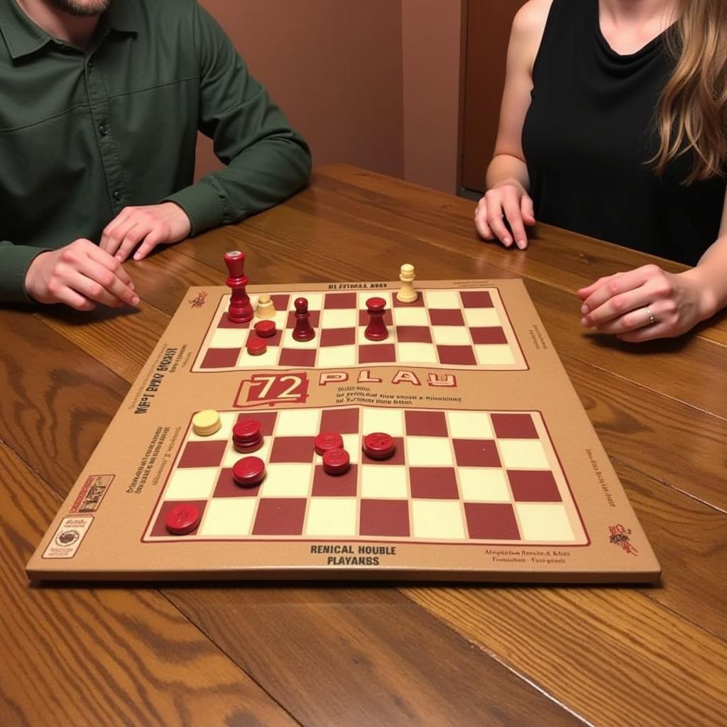 Coleman 72 Play Board Game Setup 