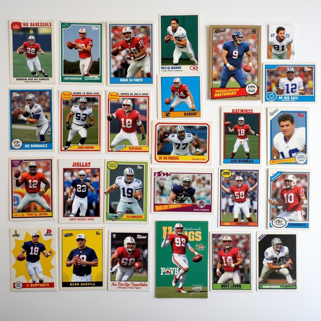 Assortment of Joe Burrow Football Cards