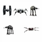 Common Star Wars Abbreviations: TIE Fighter, X-wing, AT-AT, A-wing, Y-wing