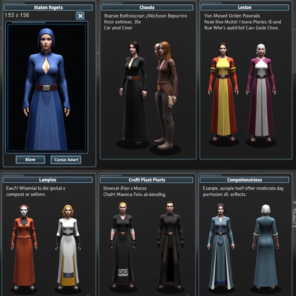 SWTOR Companion Customization Options