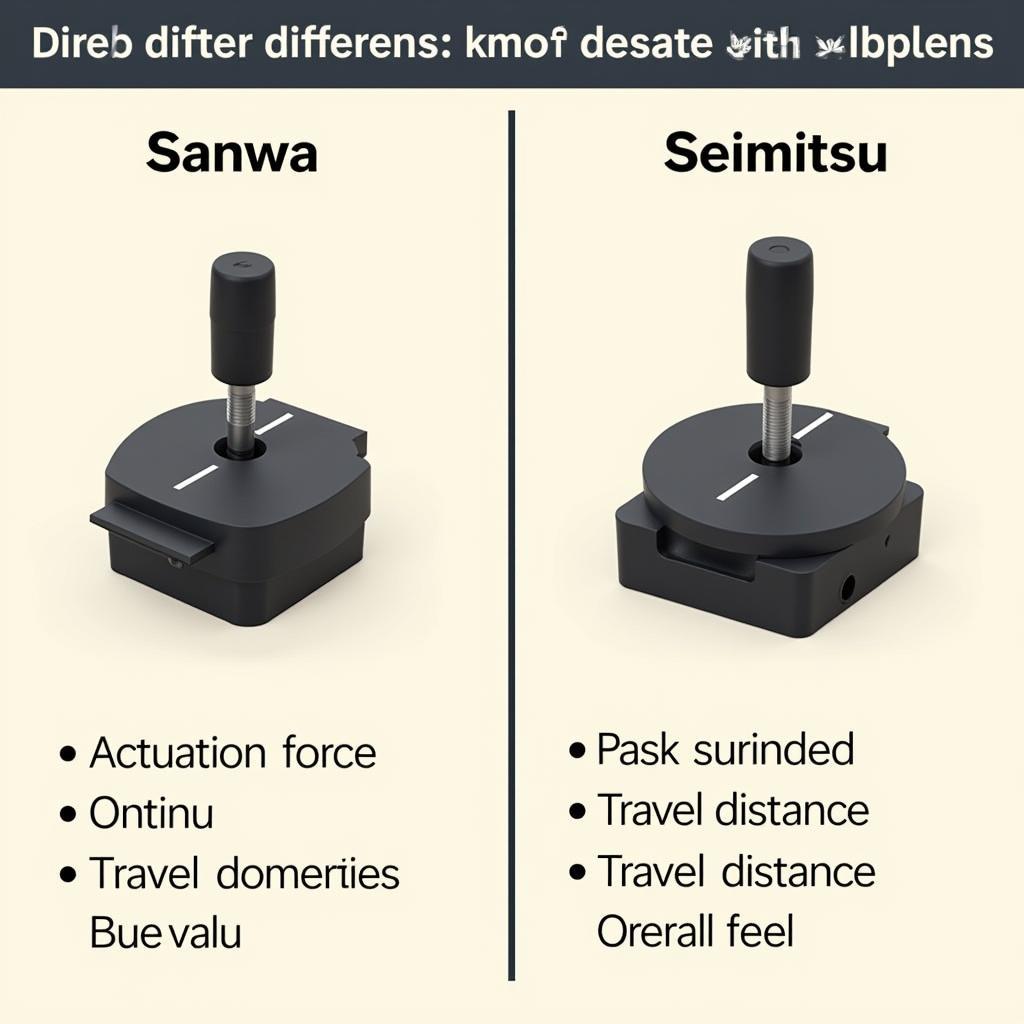 Sanwa vs. Seimitsu Stick Switches