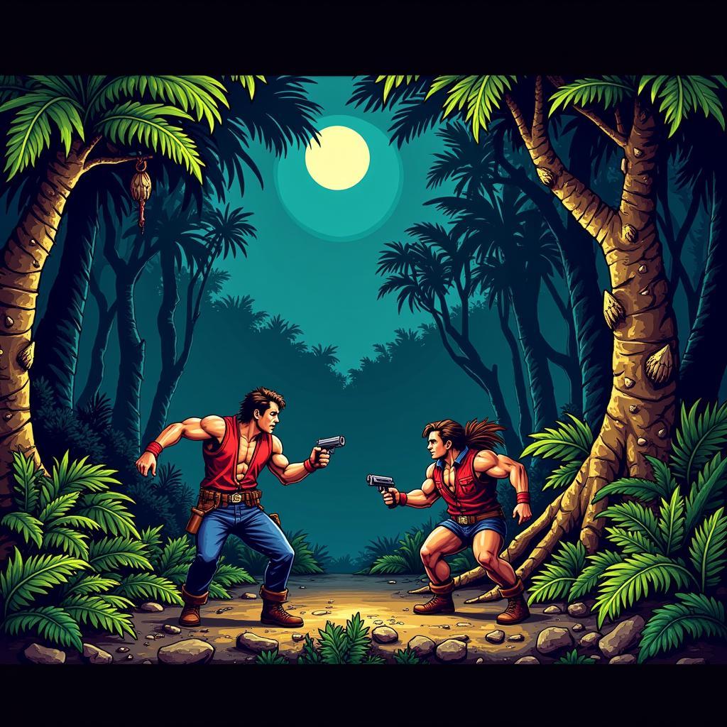 Classic Contra Gameplay