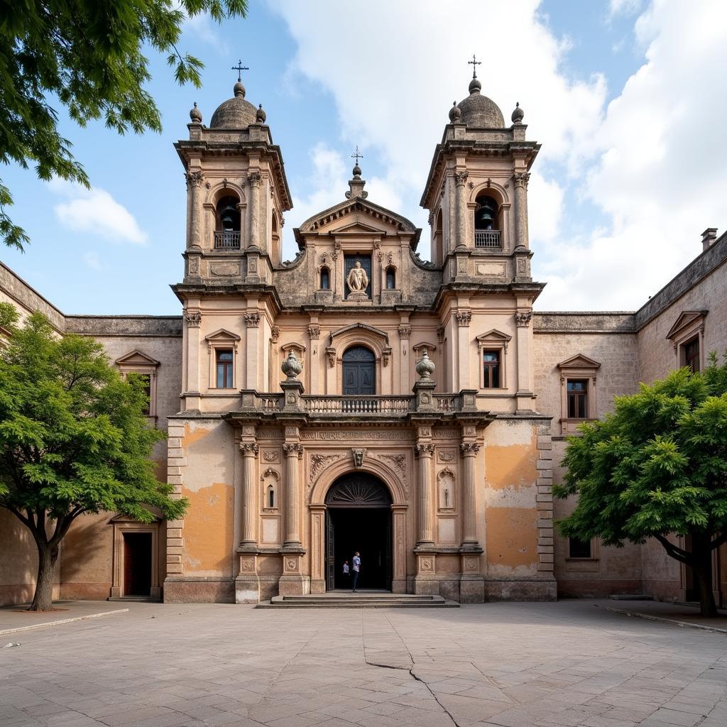 The Grand Convento de San Miguel Arcángel in Lerma