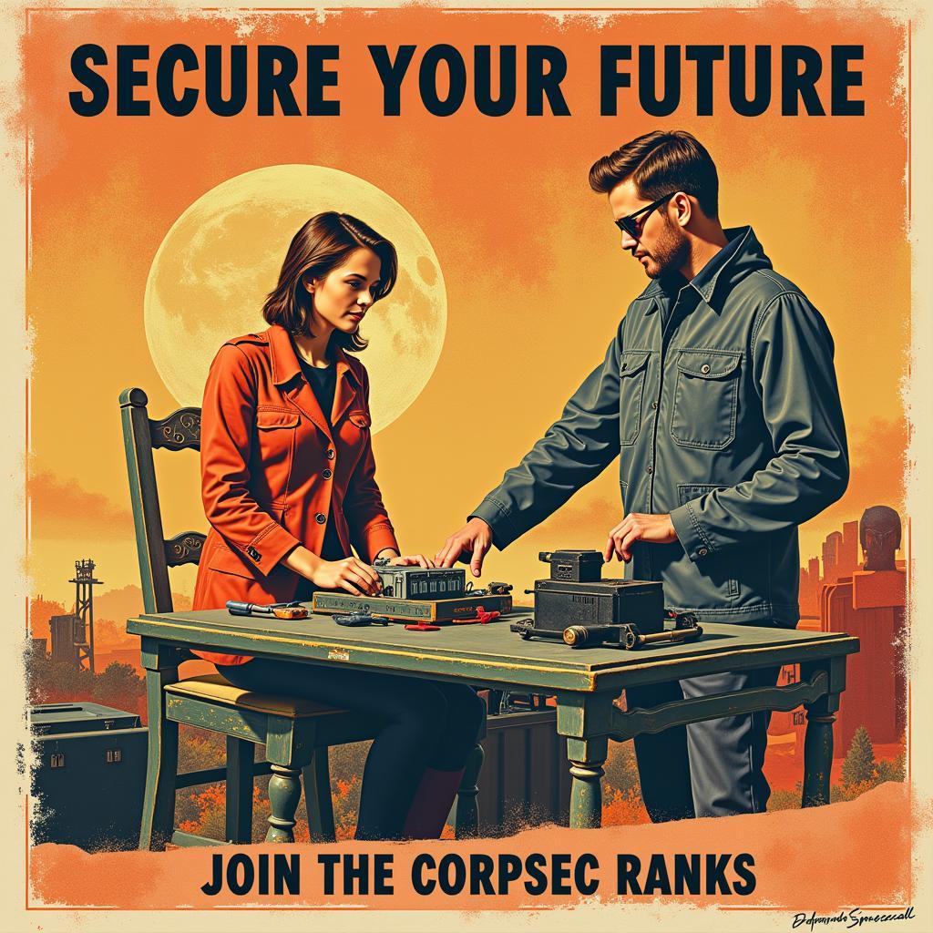 Corpsec Recruitment Poster