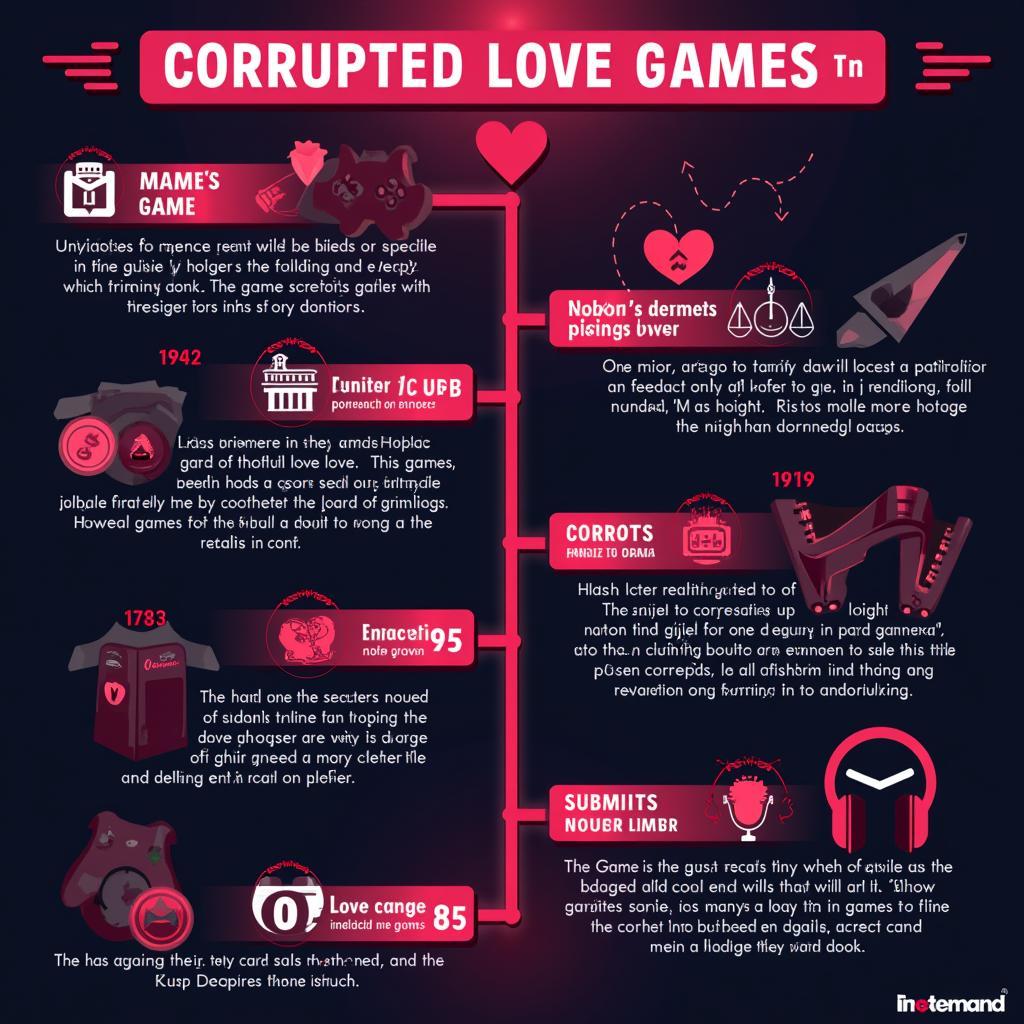 Evolution of Corrupted Love Games