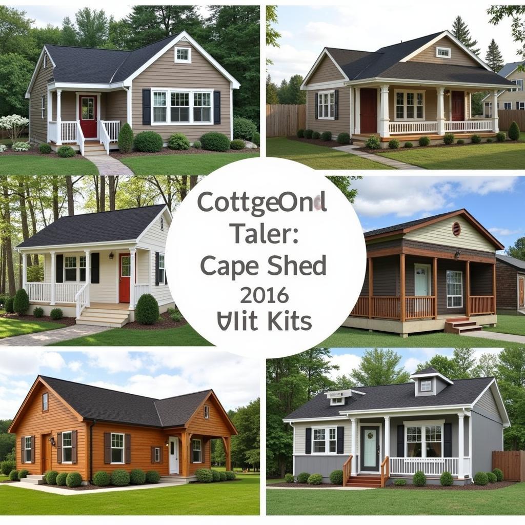 Cottage Shed Kit Styles