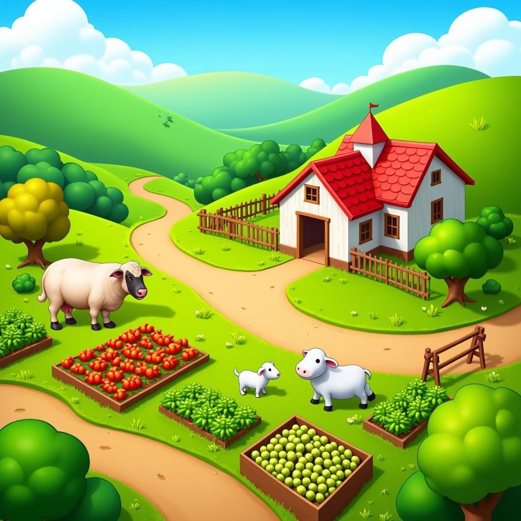 Gameplay screenshot of Countryside Life APK