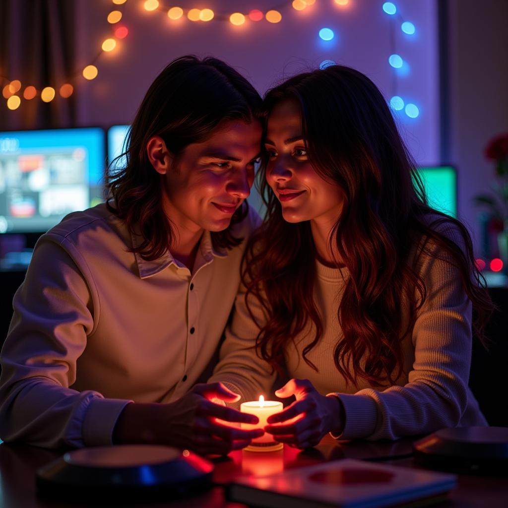 Couple Meeting Through an Online Game