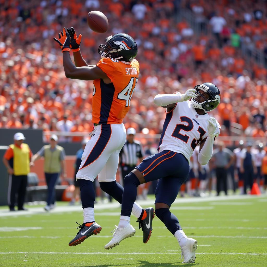 Courtland Sutton High-Pointing a Catch