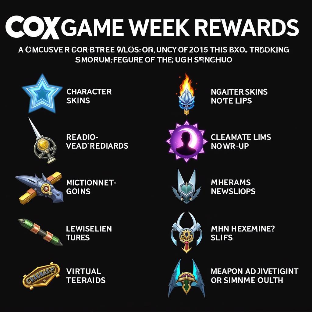 VNG Game Cox Game of the Week Rewards