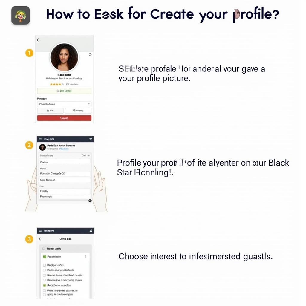 Creating a Profile on the Black Star Network App