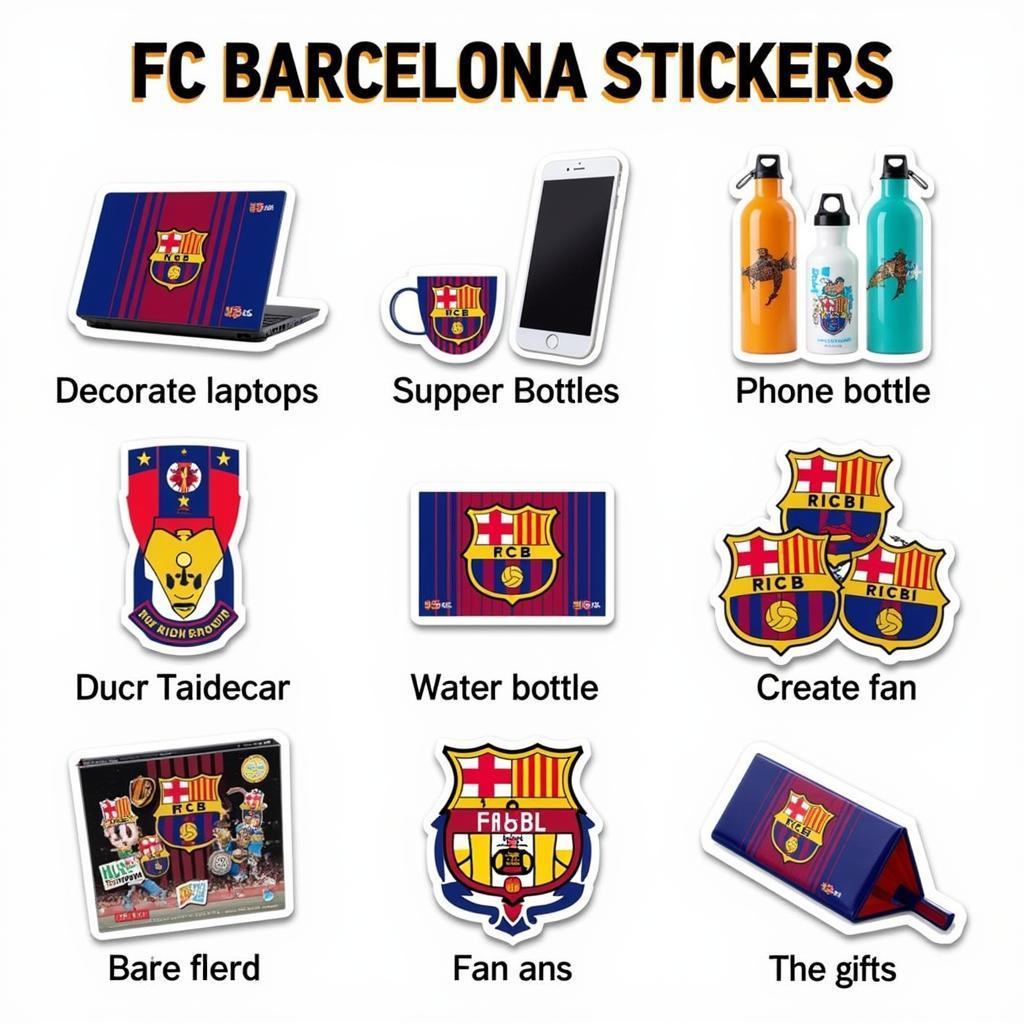 Creative Uses for FC Barcelona Stickers