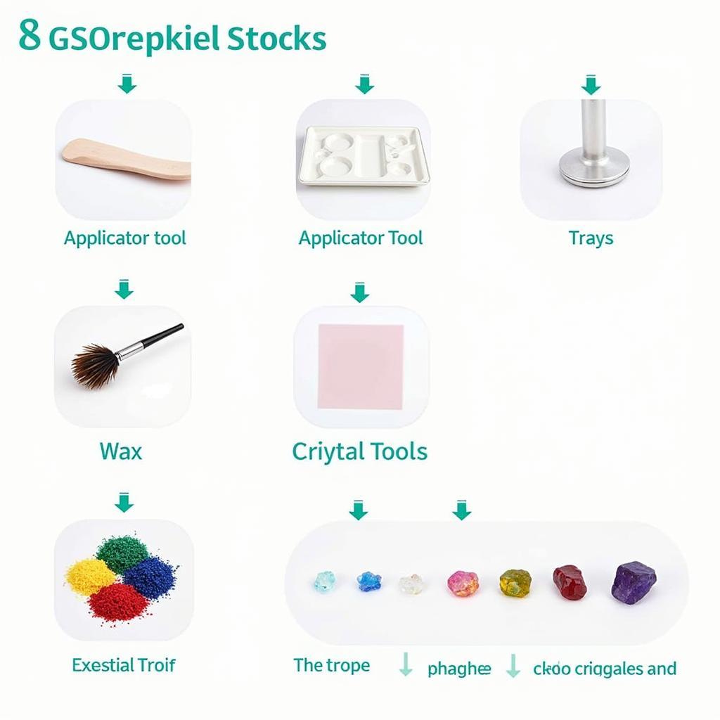 Crystal Creations Kit Tools and Materials