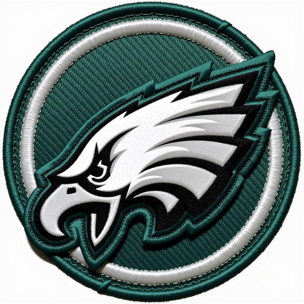 Current Philadelphia Eagles Logo Patch