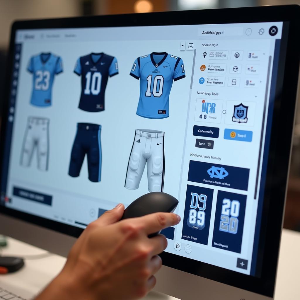 Designing Your Custom UNC Football Jersey