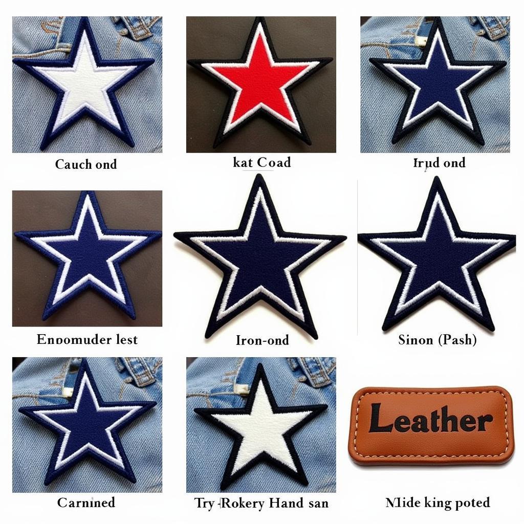 Different Types of Dallas Cowboy Patches