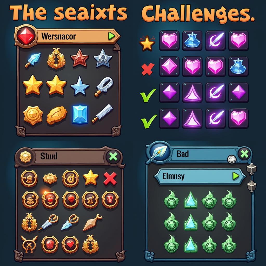 In-Game Challenges and Rewards Crafted by Danielle Creations