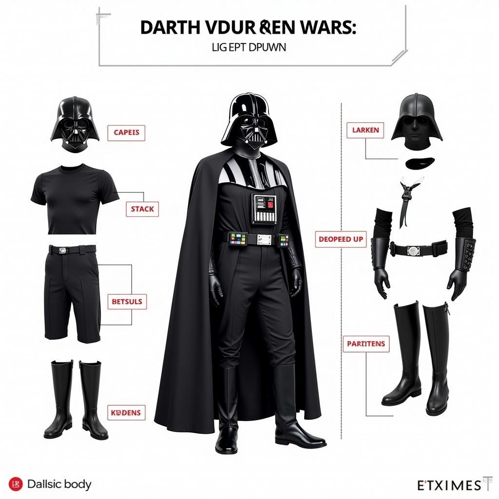 Darth Vader Outfit Components Essential for an Authentic Look