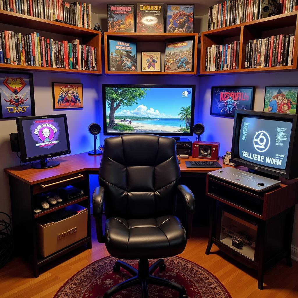 DC 4 Game Collection and Retro Gaming Setup