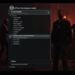 Dead Rising 4 cheat menu screen