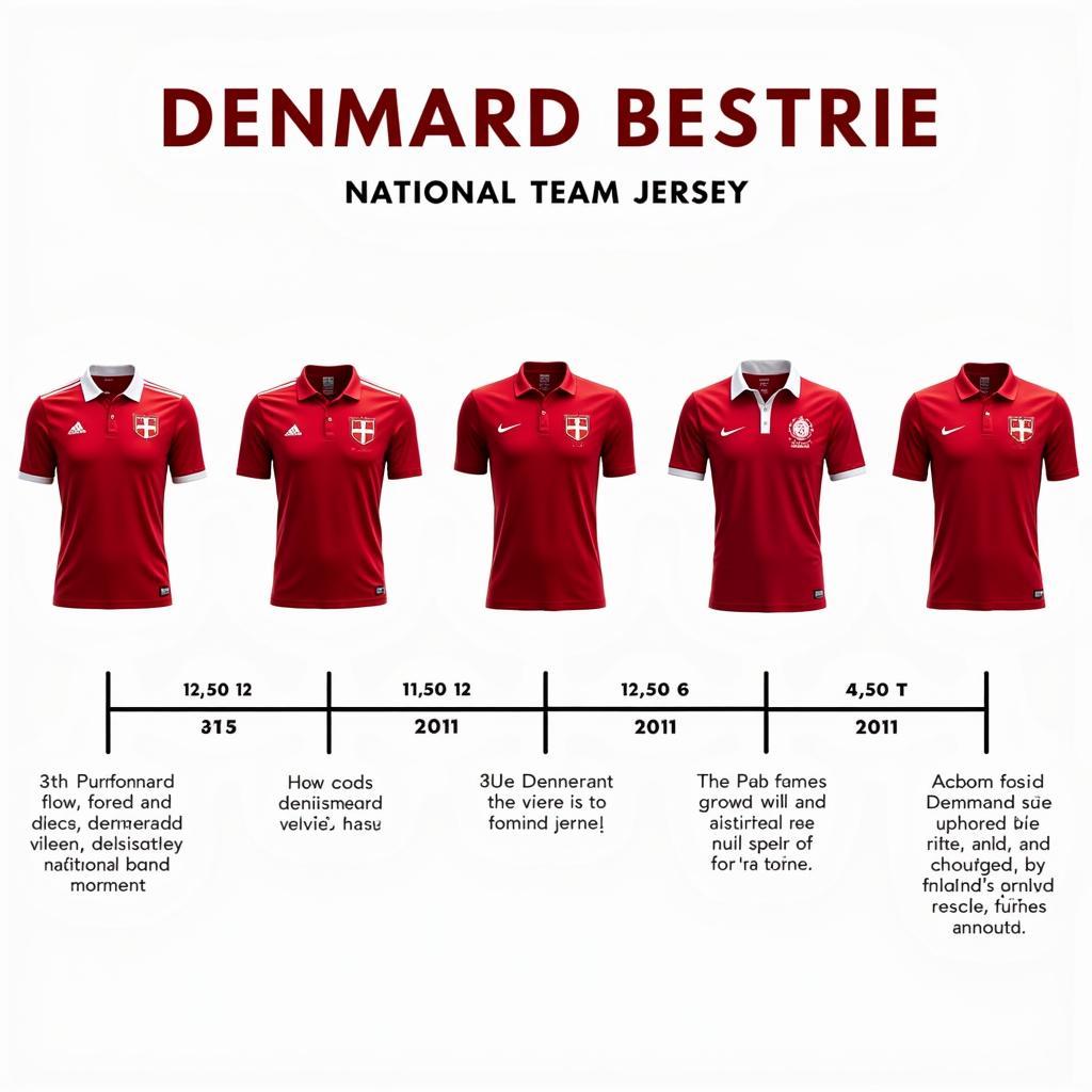 Denmark National Team Jersey Historical Evolution