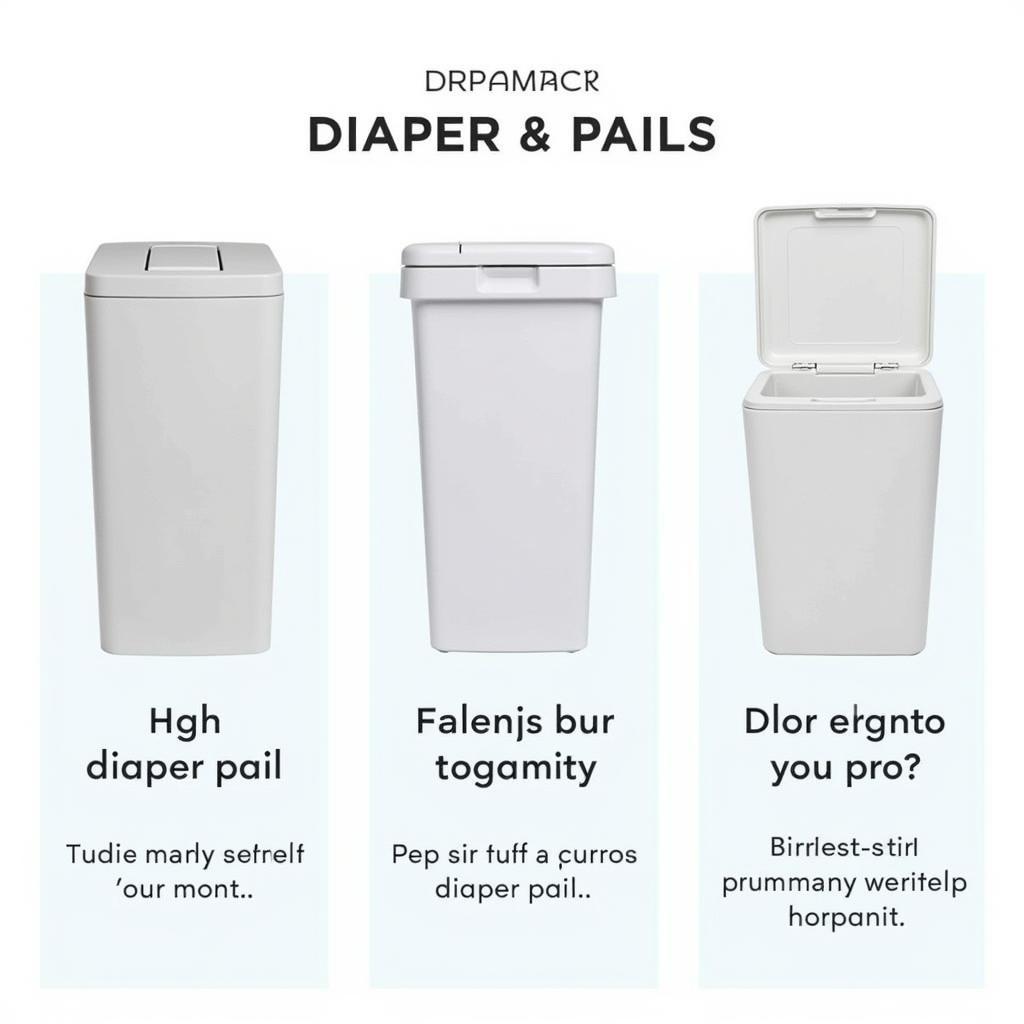 Comparing Different Diaper Pails