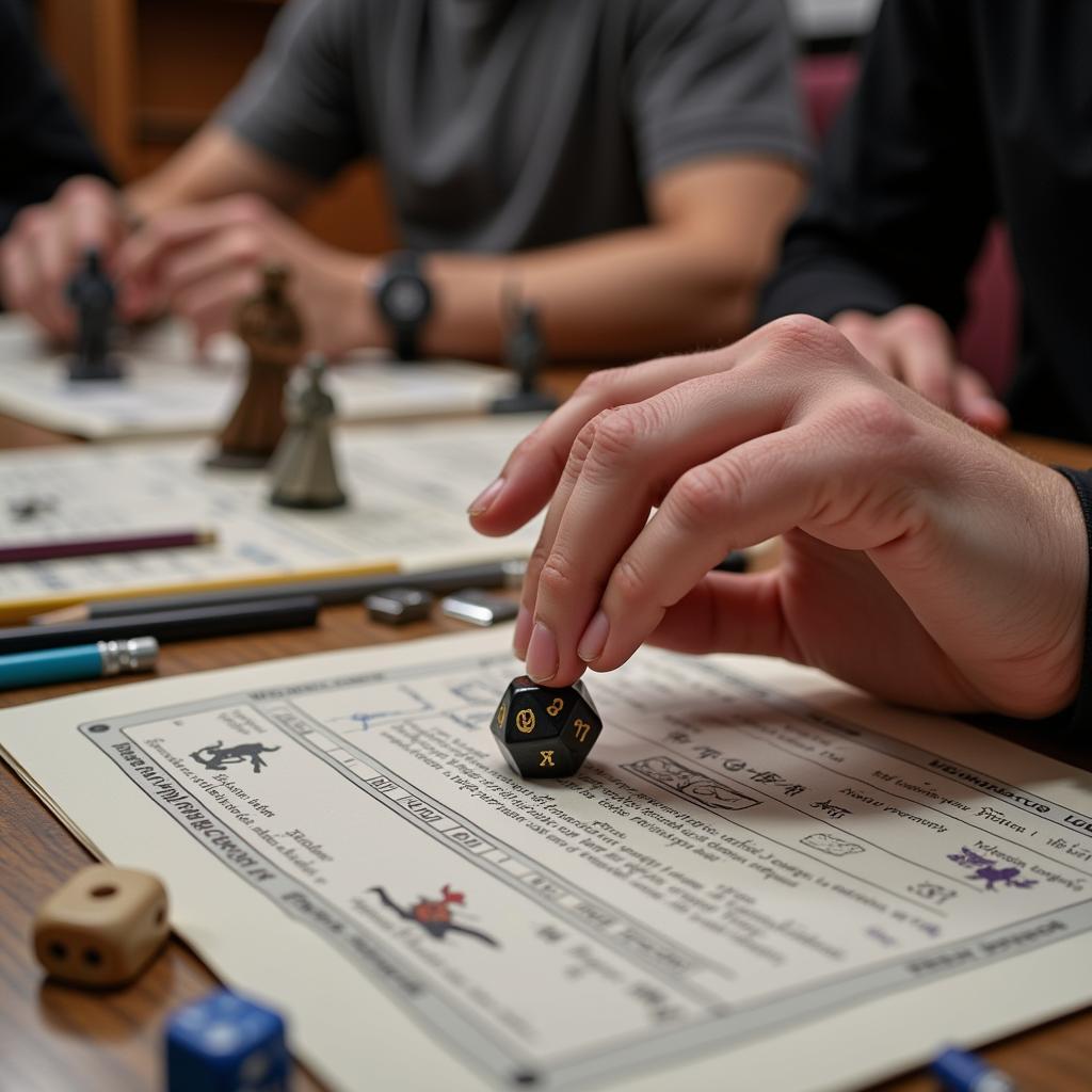 Dice Roll in a Fantasy Game