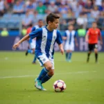 Diego Rodriguez playing youth soccer