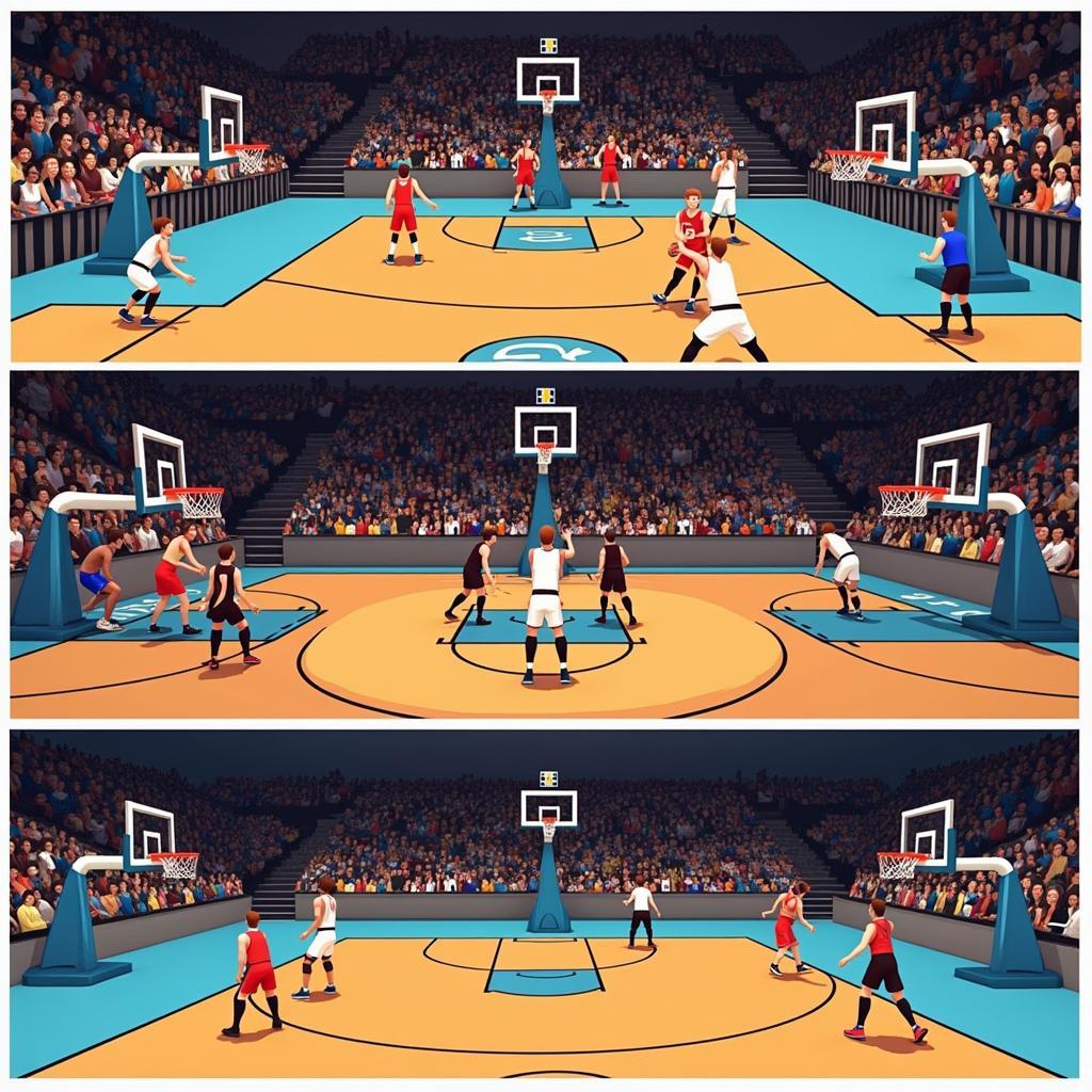 Variety of unblocked basketball game genres