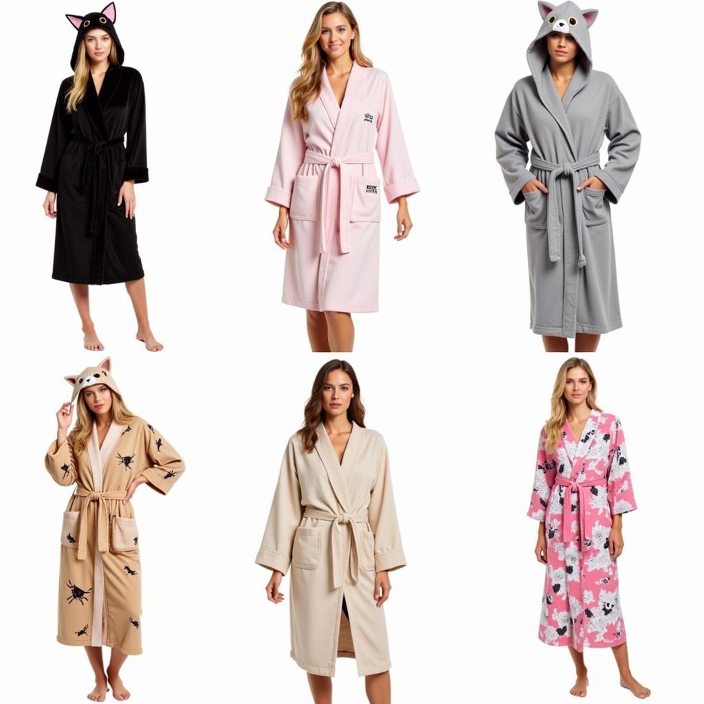 Variety of Cat Robe Styles for Humans