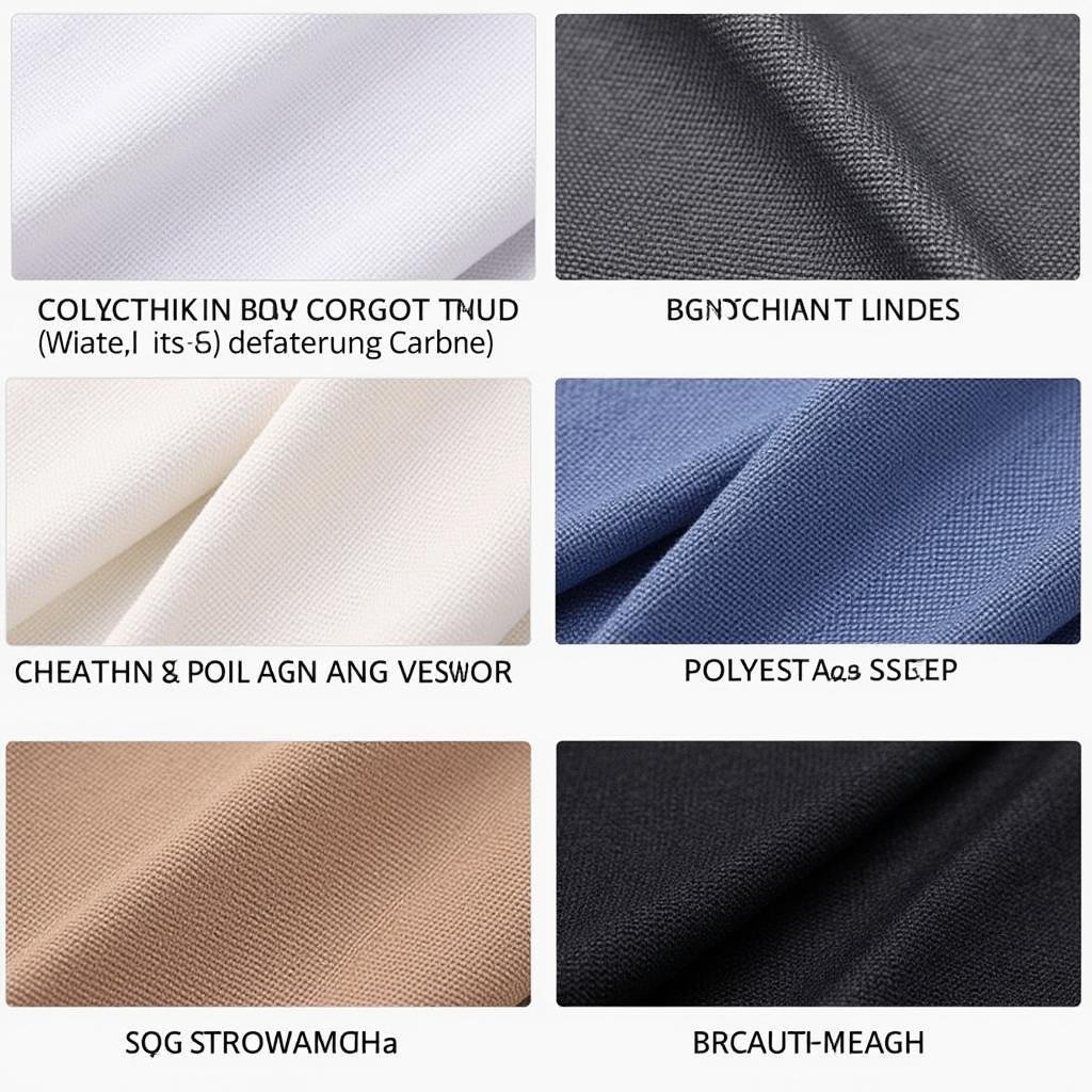 Various Fabrics Used in Chef Cargo Pants