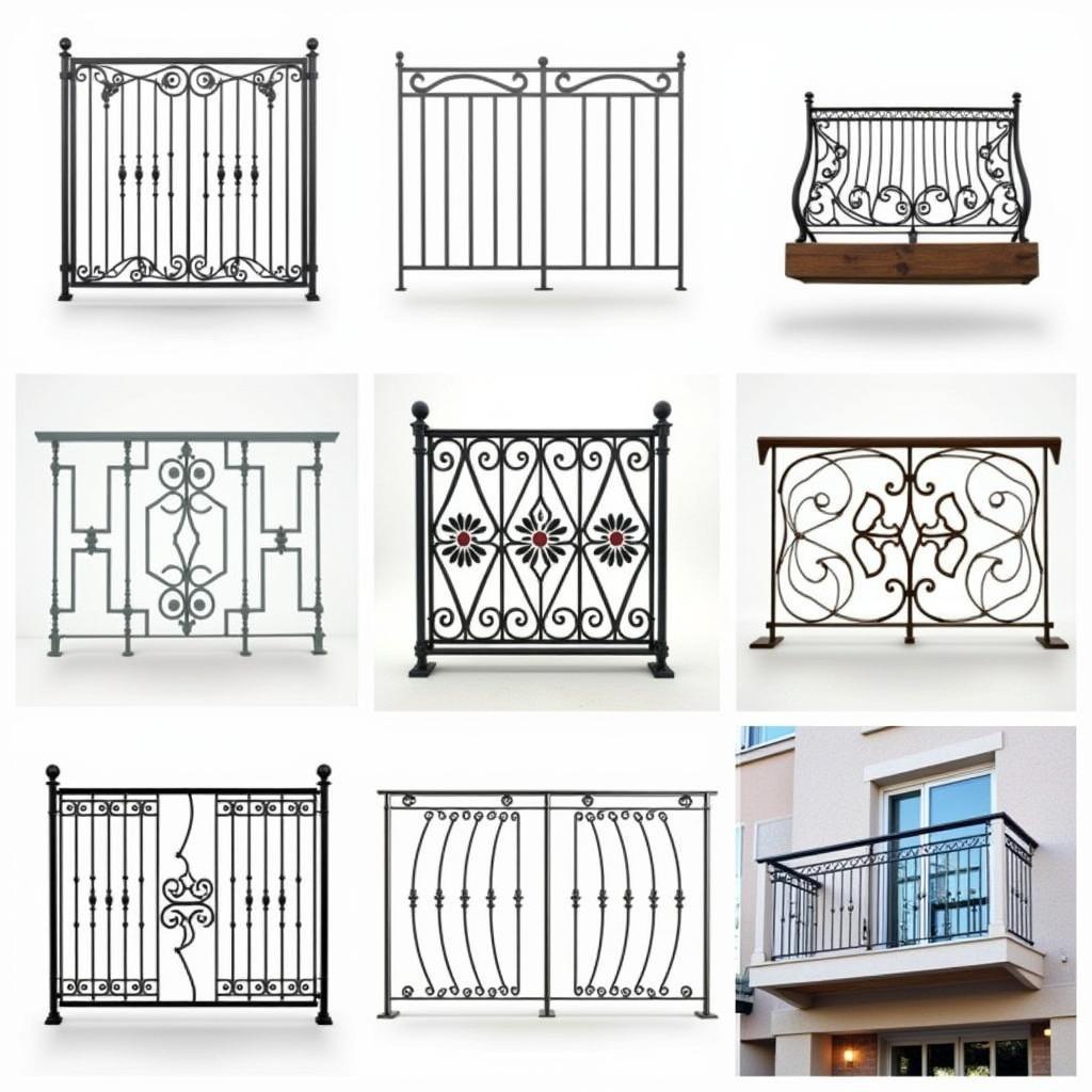 Various Styles of French Balcony Railings