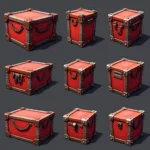 Variations of Red Crates in Games