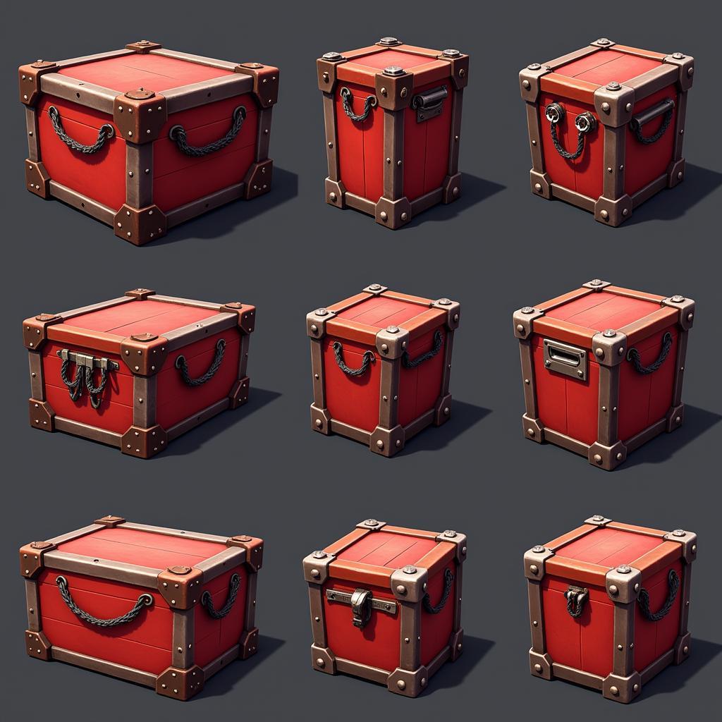 Variations of Red Crates in Games