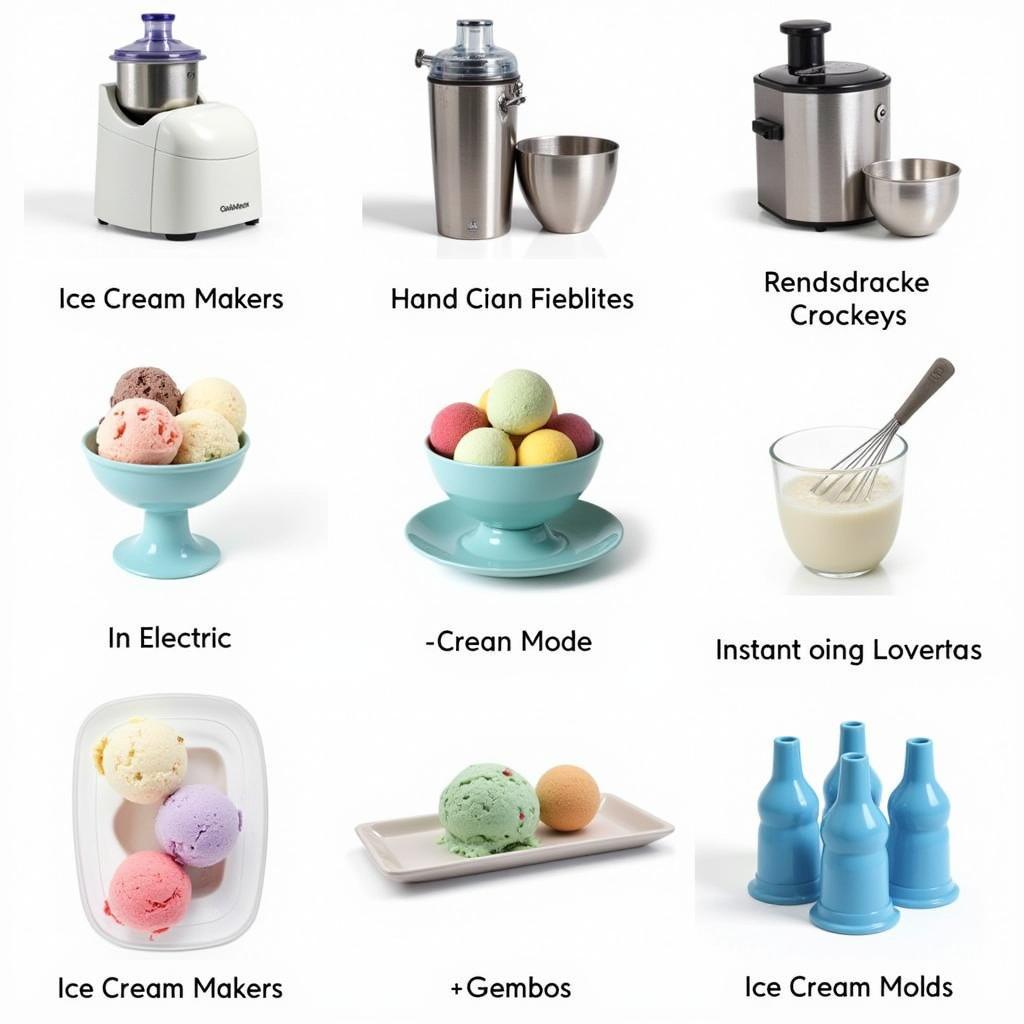 Variety of ice cream makers for kids