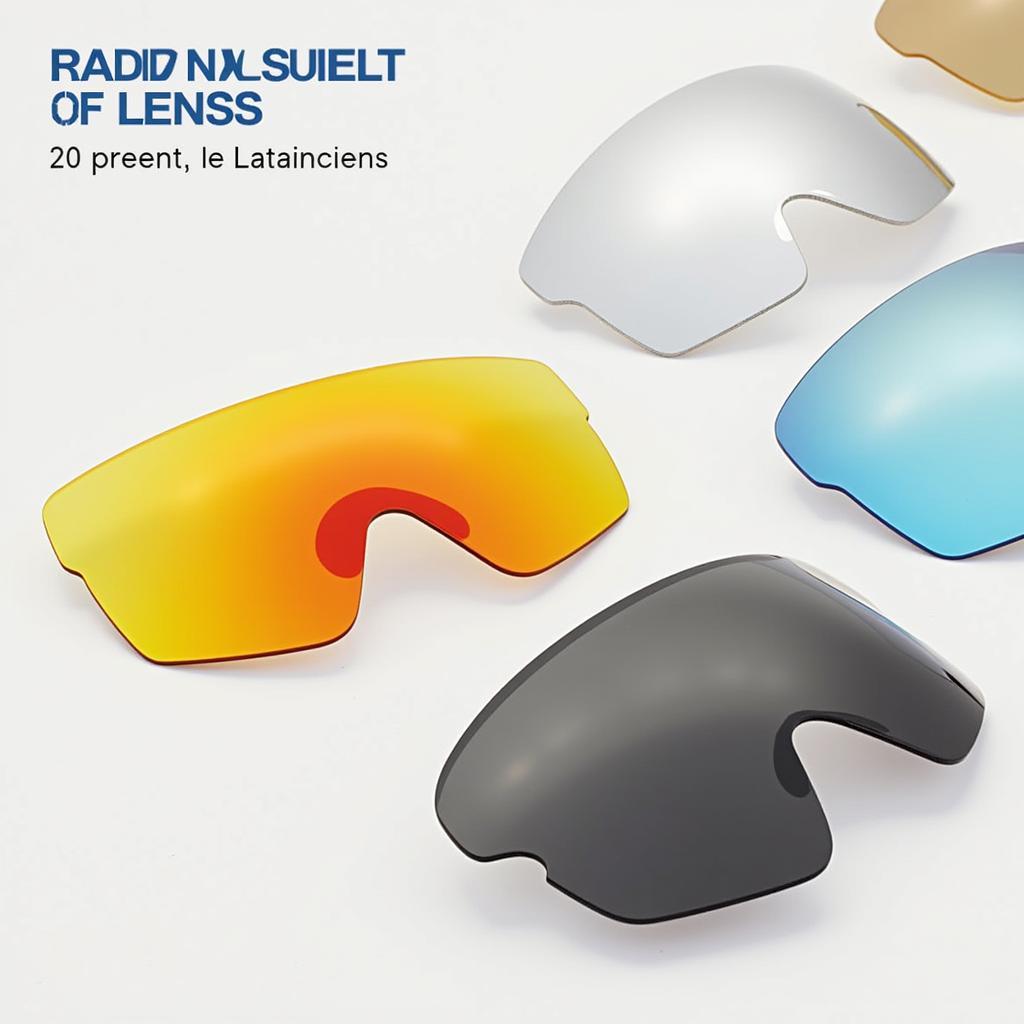 Various radiant shield lenses for different applications